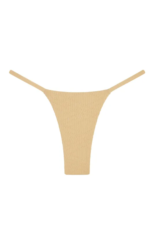 Barbados Bottom - Raffia Summer Plaid sold by Monday Swimwear