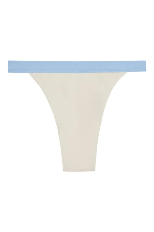 Santorini Bottom - Ivory/Sea Mist sold by Monday Swimwear