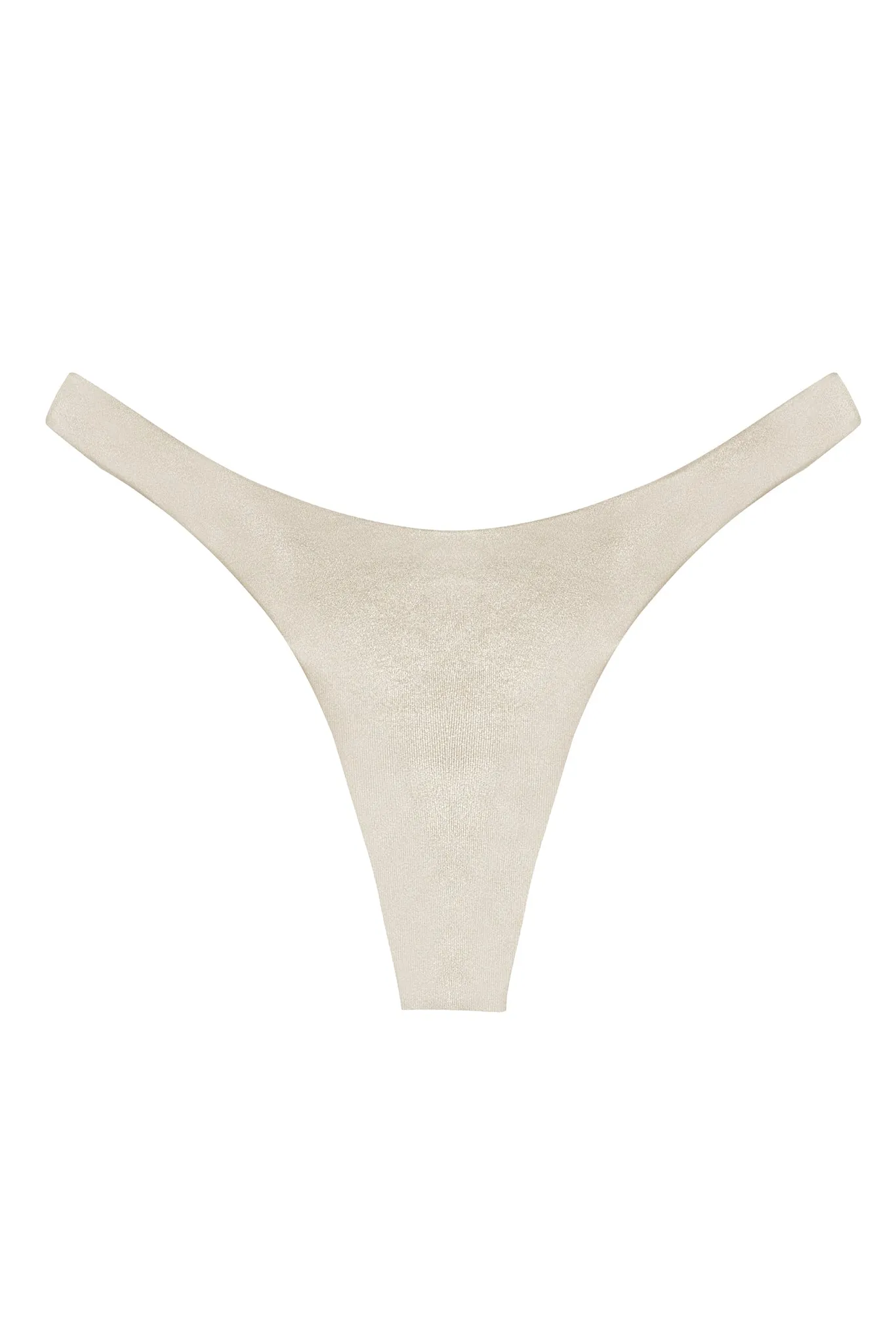 Byron Thong - Champagne Shiny Jersey sold by Monday Swimwear