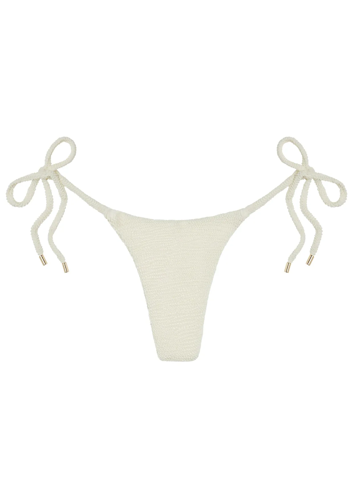 Palma Bottom - Ivory Crinkle sold by Monday Swimwear