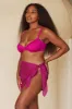 South Beach Sarong - Dragon Fruit Crinkle Linen sold by Monday Swimwear