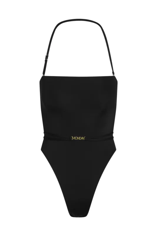 Miami One Piece - Black sold by Monday Swimwear