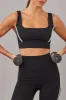 Denali “The Devin Bra” - Black/Ivory sold by Monday Swimwear