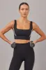 Denali “The Devin Bra” - Black/Ivory sold by Monday Swimwear