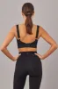 Denali “The Devin Bra” - Black/Ivory sold by Monday Swimwear