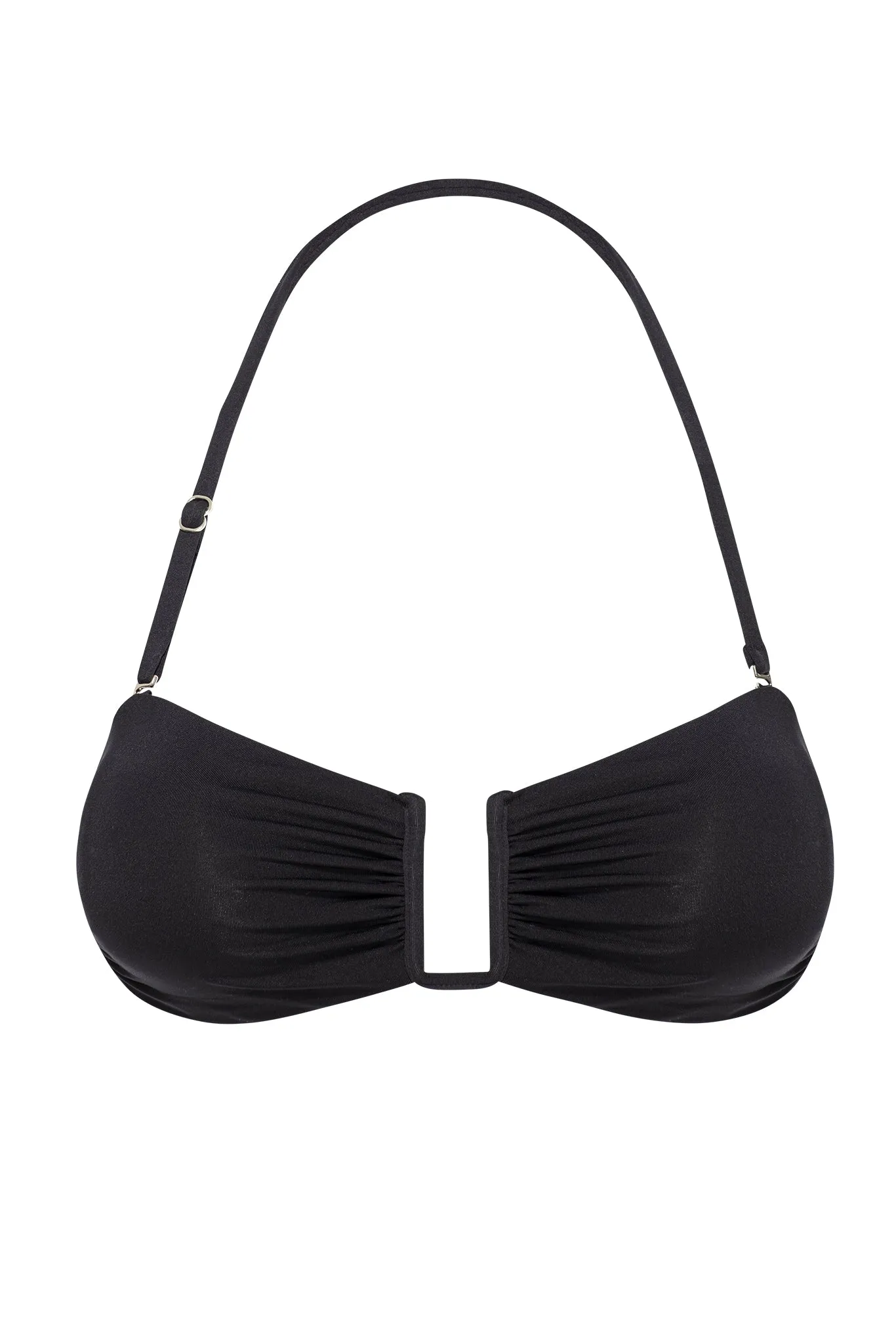 St. Martinique Bandeau - Black sold by Monday Swimwear