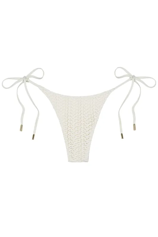 Palma Bottom - Ivory Crochet sold by Monday Swimwear