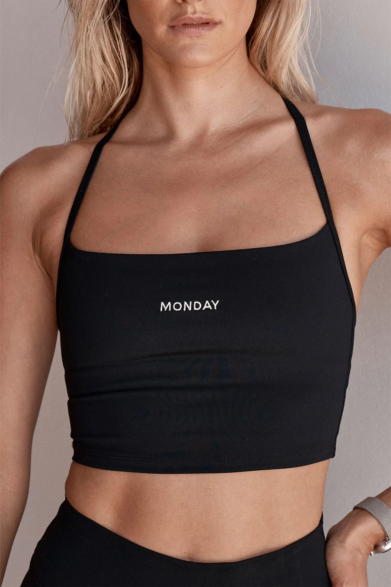 Olympic Tank - Black sold by Monday Swimwear product image thumbnail 2