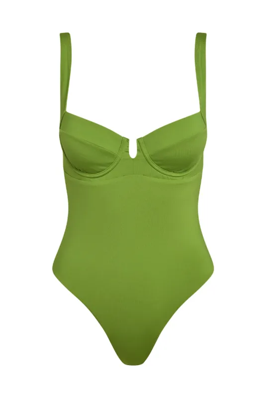 Clovelly One Piece - Cypress sold by Monday Swimwear