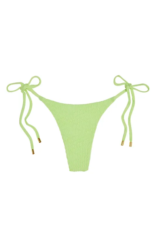 Palma Bottom - Honeydew Summer Plaid sold by Monday Swimwear