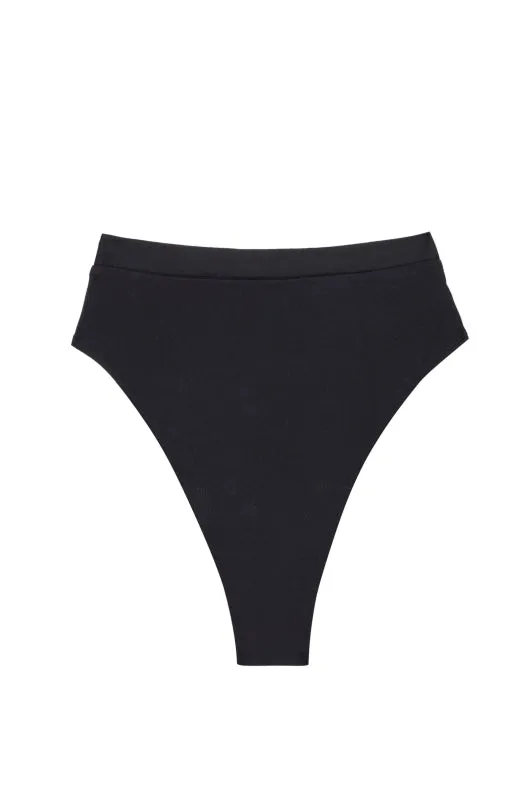 Riviera Bottom - Black sold by Monday Swimwear