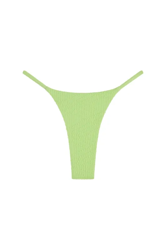 Brazil Thong - Honeydew Summer Plaid sold by Monday Swimwear