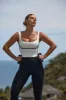 Zion Tank - Ivory/Black sold by Monday Swimwear
