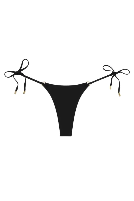 Havana Thong - Black sold by Monday Swimwear