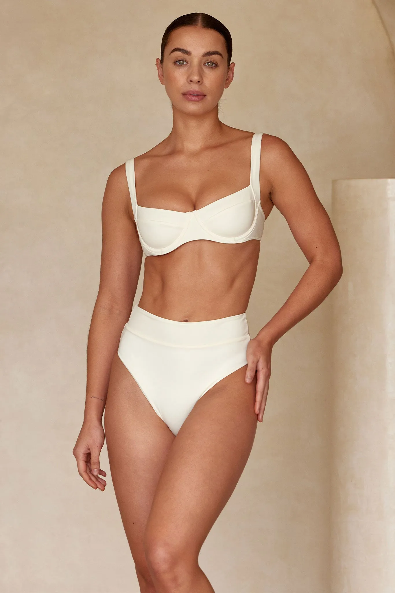 Sorrento Top - Ivory sold by Monday Swimwear product image thumbnail 3