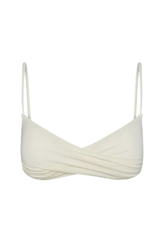 Bordeaux Top - Ivory sold by Monday Swimwear