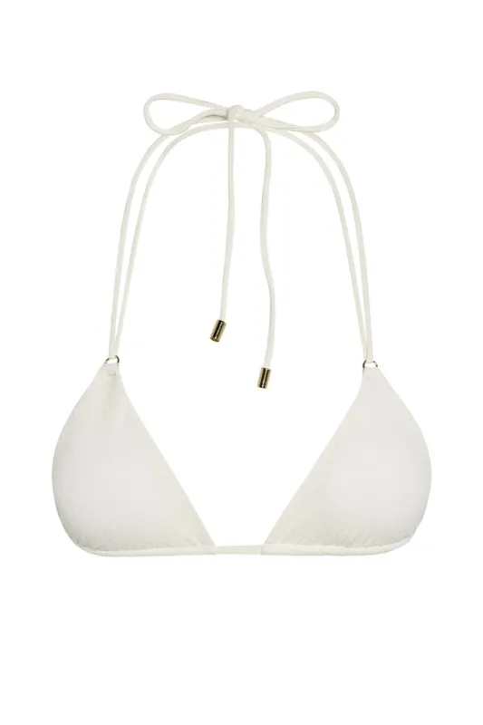 Hanalei Top - Ivory Boucle sold by Monday Swimwear