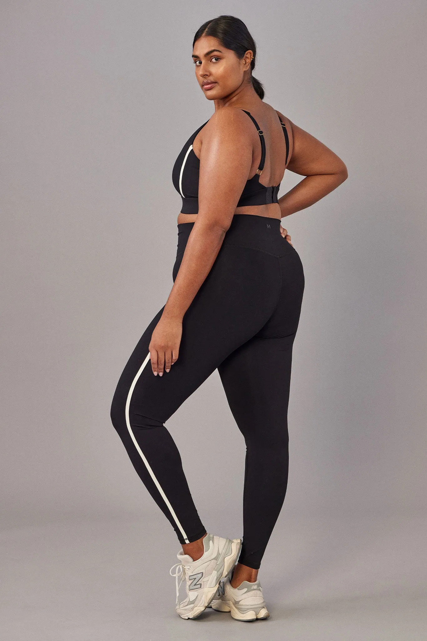 Acadia Legging 27" - Black/Ivory sold by Monday Swimwear product image thumbnail 5