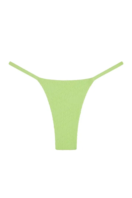 Barbados Bottom - Honeydew Summer Plaid sold by Monday Swimwear