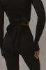 Yosemite Top - Black Thick Rib sold by Monday Swimwear