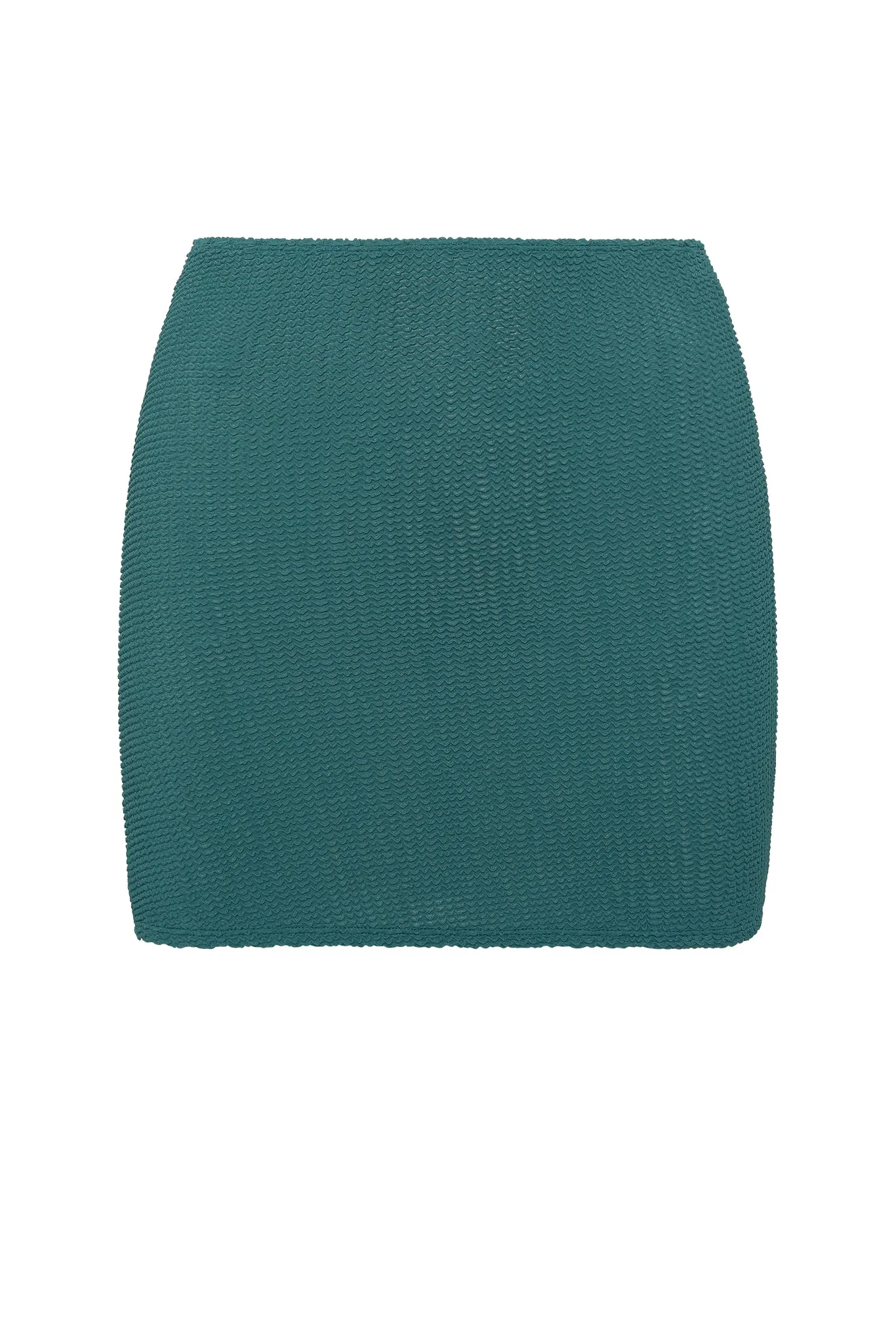 Cayman Skirt - Ocean Green Crinkle sold by Monday Swimwear