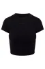 Joshua Tree Top - Black Thick Rib sold by Monday Swimwear