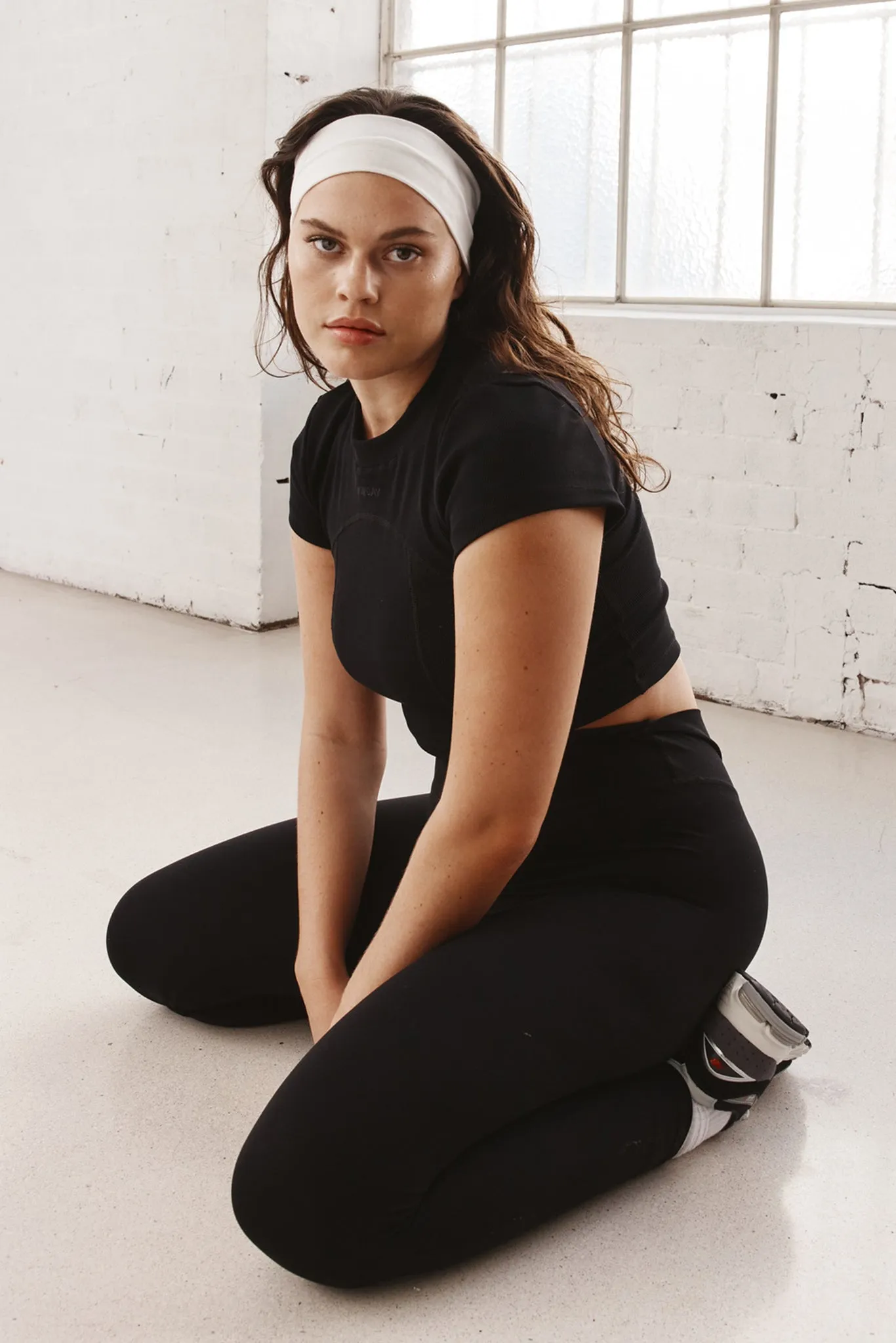 Joshua Tree Top - Black Thick Rib sold by Monday Swimwear product image thumbnail 2