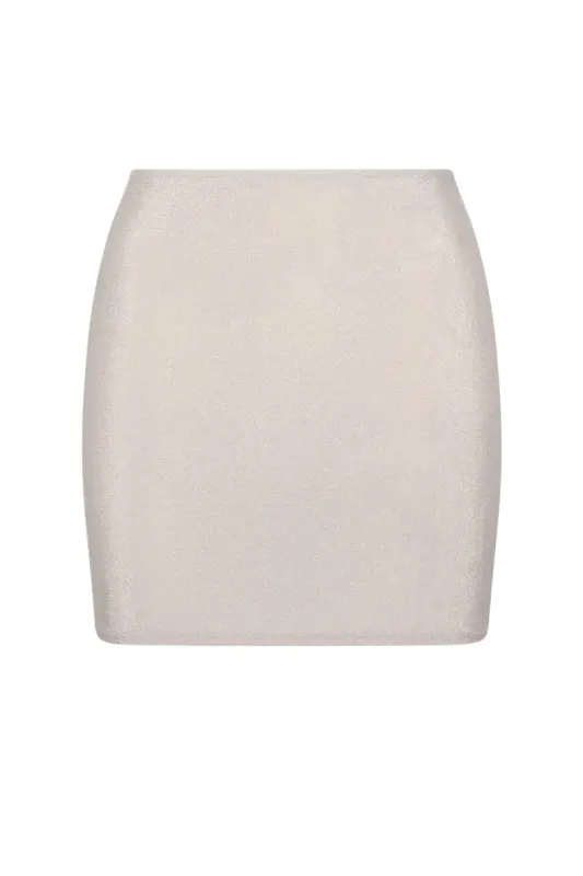 Cayman Skirt - Pearl Shimmer sold by Monday Swimwear