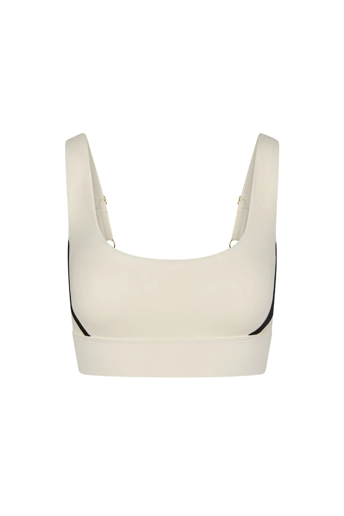 Denali “The Devin Bra” - Ivory/Black sold by Monday Swimwear