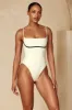 Sausalito One Piece - Ivory/Black sold by Monday Swimwear