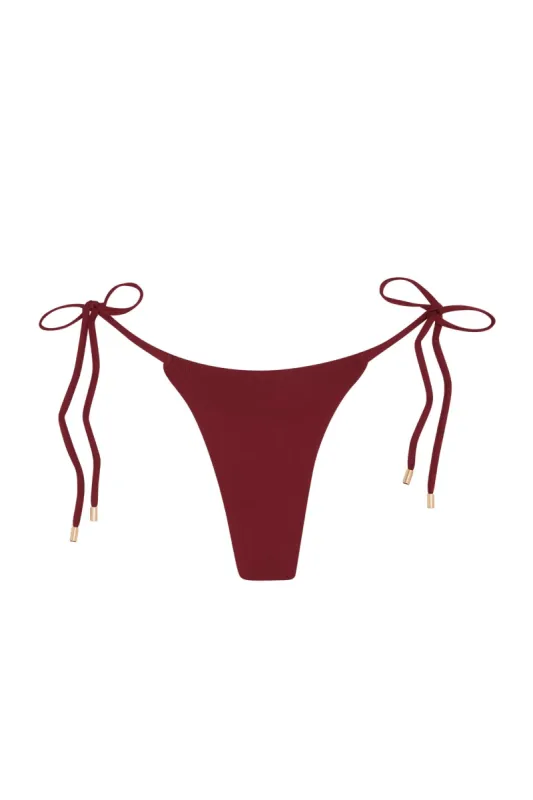 Palma Bottom - Burgundy sold by Monday Swimwear