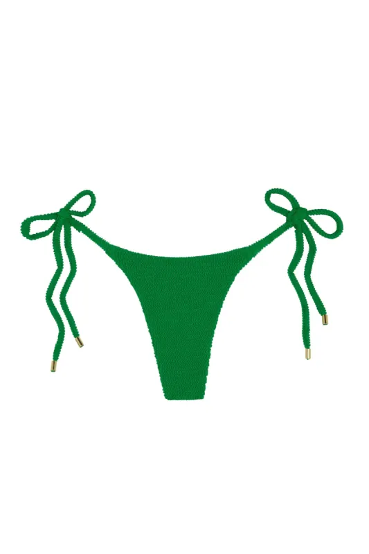 Palma Bottom - Palm Green Crinkle sold by Monday Swimwear
