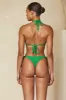 Palma Bottom - Palm Green Crinkle sold by Monday Swimwear