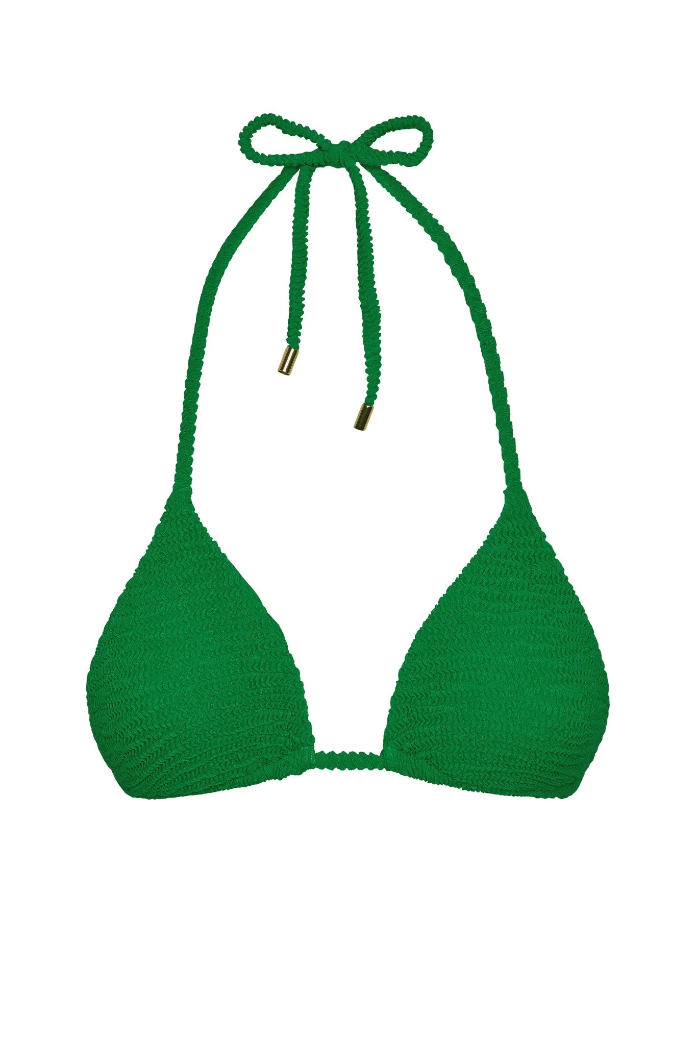 Palma Top - Palm Green Crinkle sold by Monday Swimwear