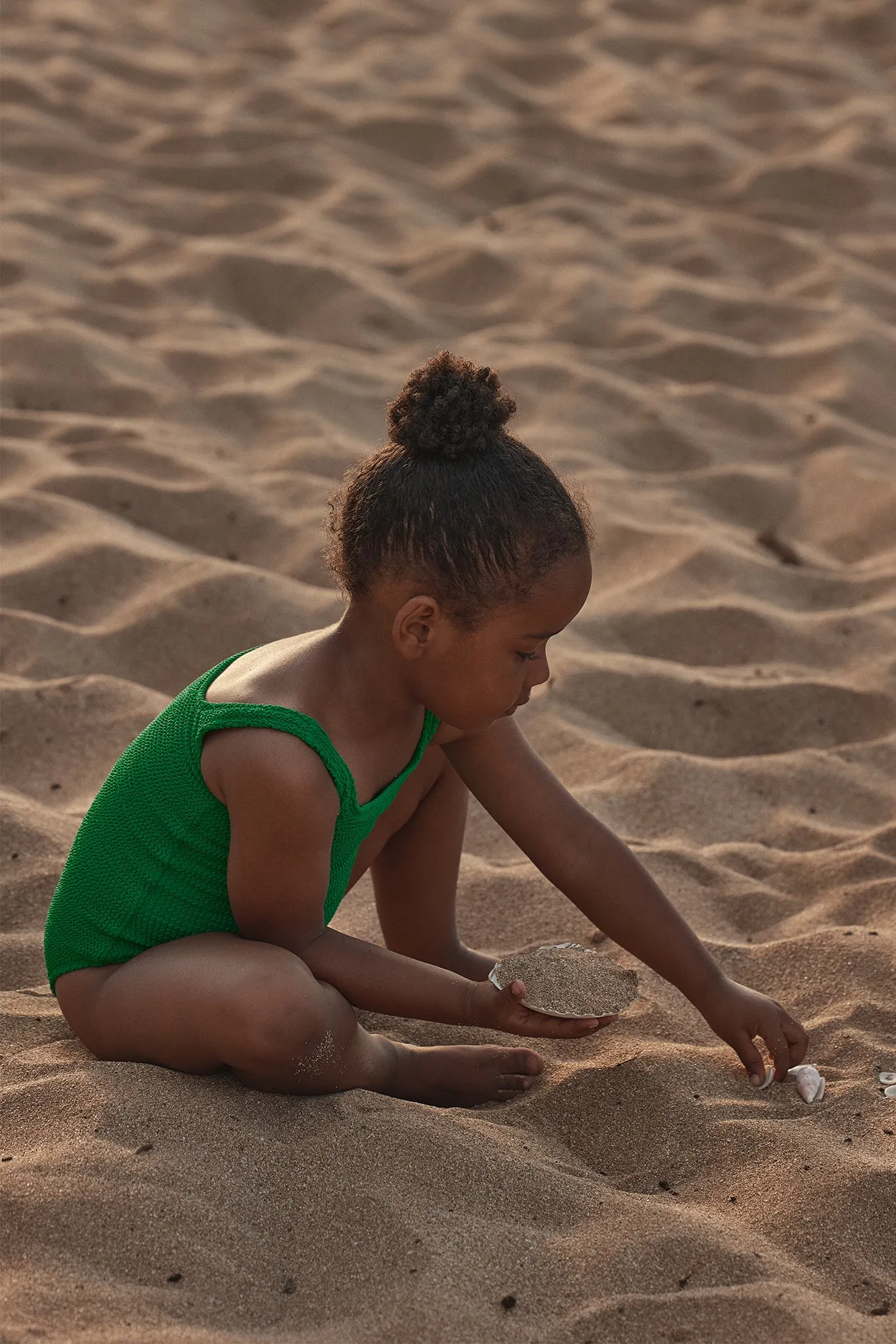 Sardinia One Piece - Palm Green Crinkle sold by Monday Swimwear product image thumbnail 3