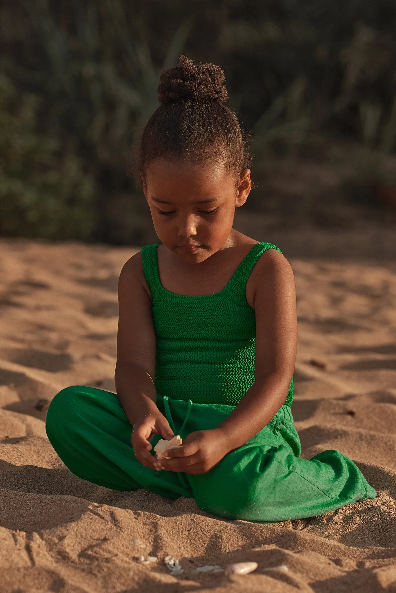 Sardinia One Piece - Palm Green Crinkle sold by Monday Swimwear product image thumbnail 5