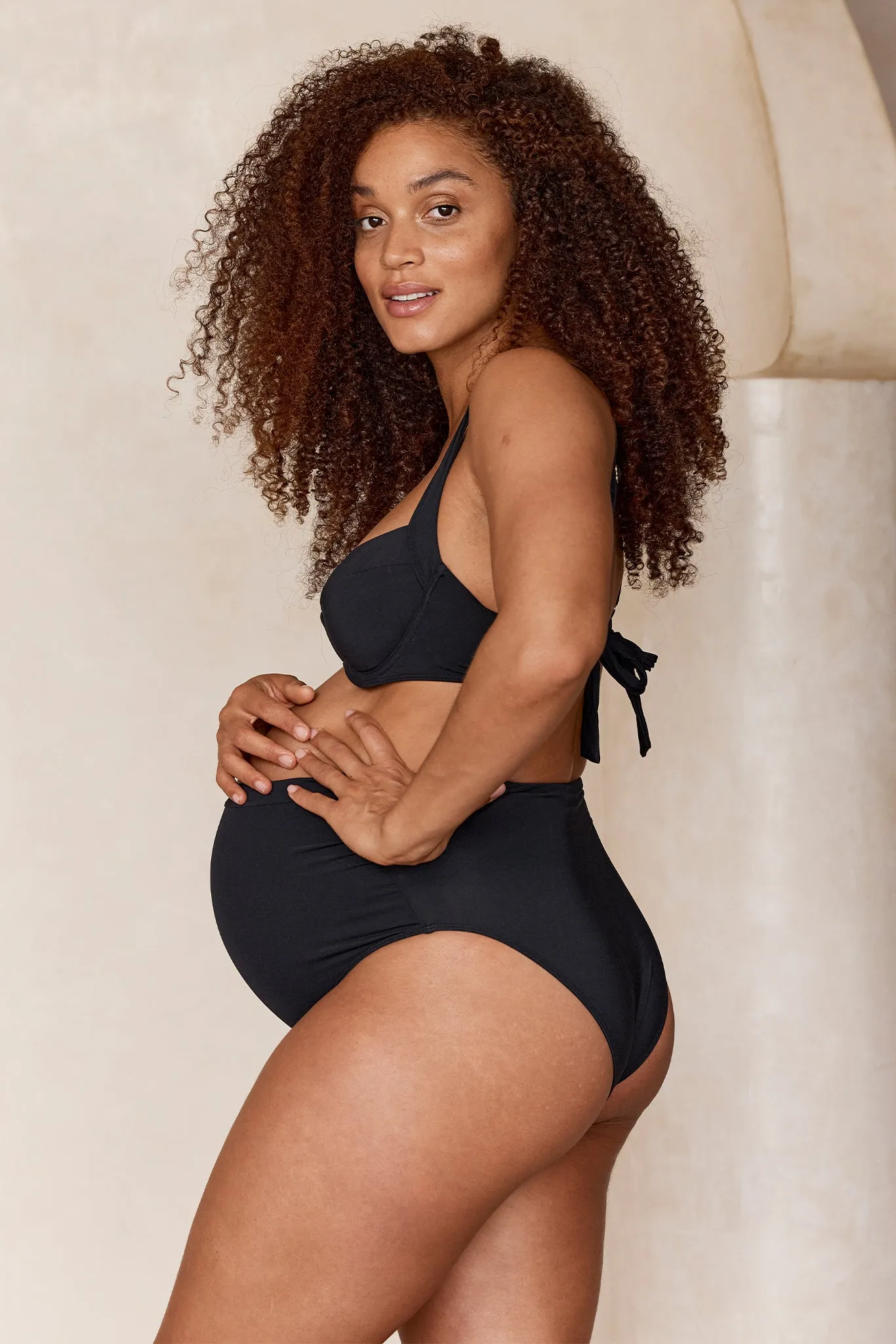 Maternity Riviera Bottom - Black sold by Monday Swimwear product image thumbnail 4