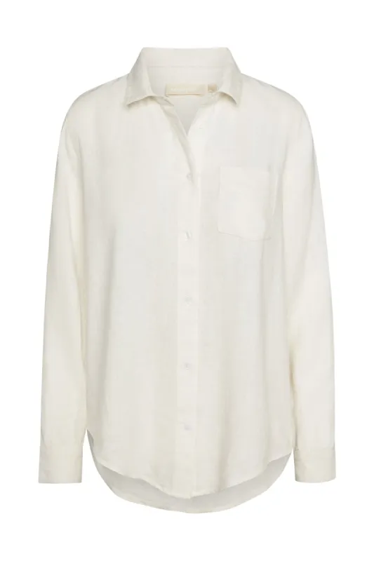 Sicily Shirt - Ivory sold by Monday Swimwear