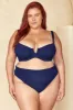 Riviera Bottom - Midnight Crinkle sold by Monday Swimwear