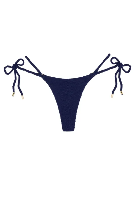 Hanalei Bottom - Midnight Crinkle sold by Monday Swimwear