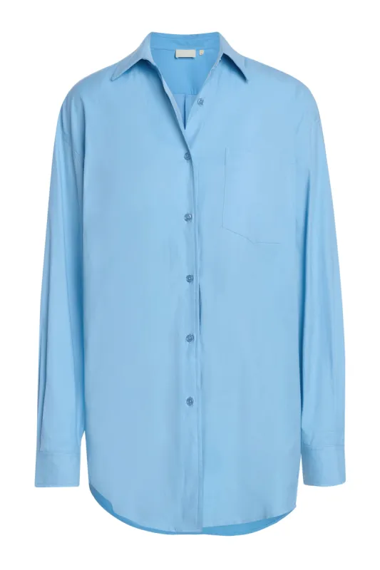 La Jolla Shirt - Ibiza Blue sold by Monday Swimwear