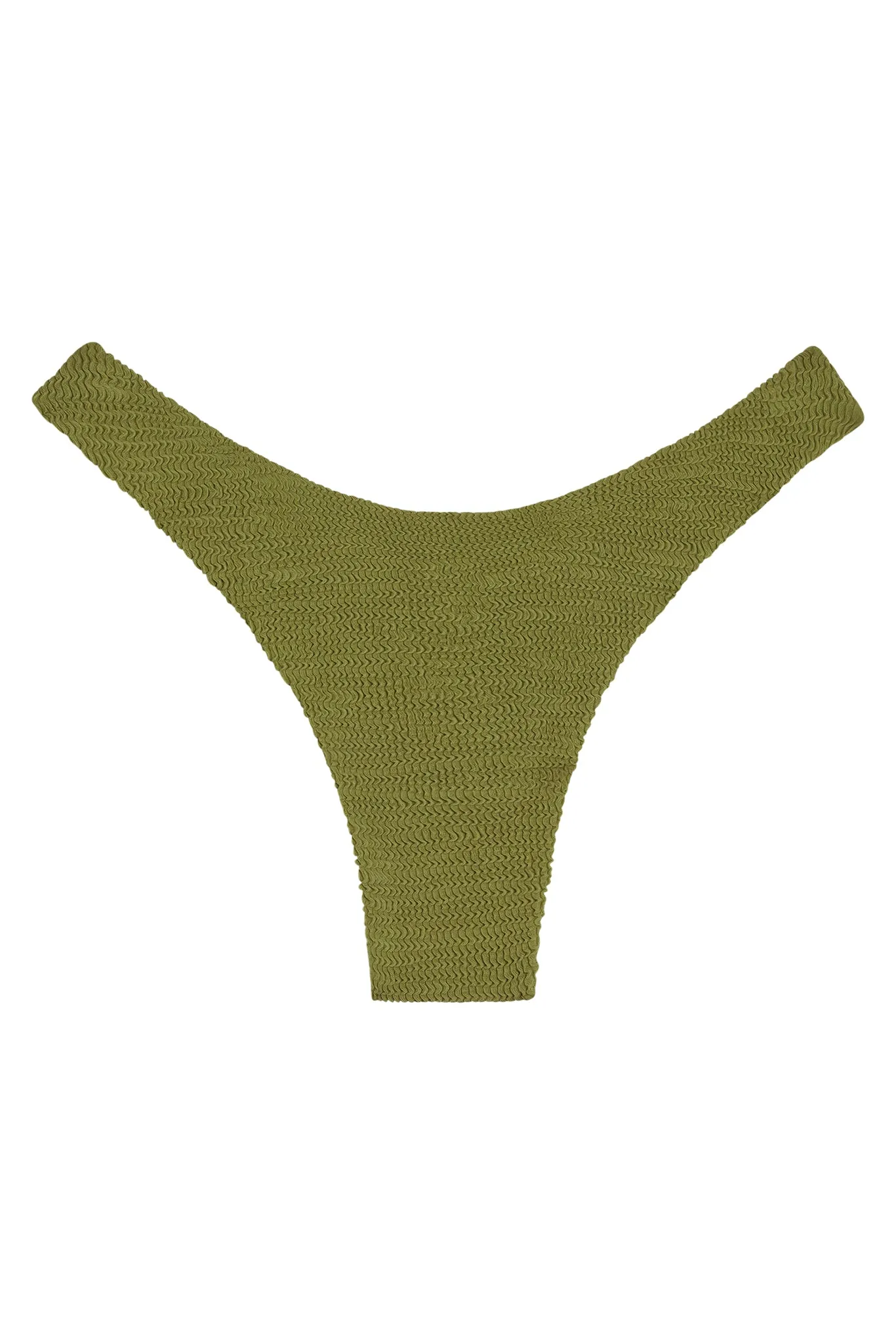 Byron Bottom - Vivid Moss Crinkle sold by Monday Swimwear