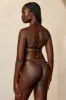 Palma Bottom - Espresso Wide Rib sold by Monday Swimwear