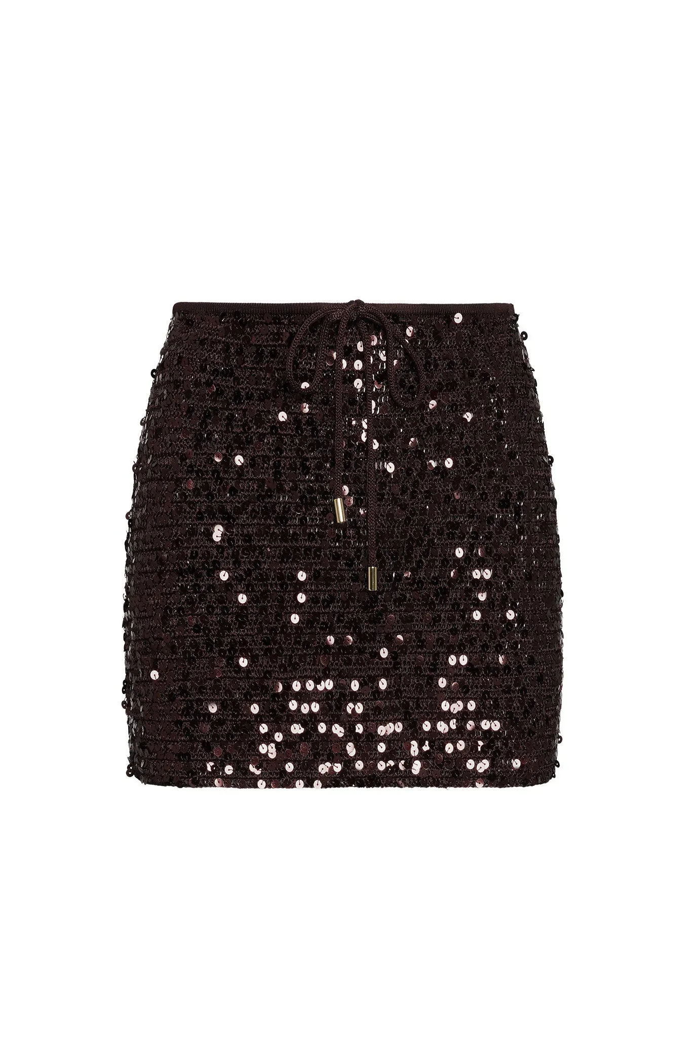 Cartagena Skirt - Espresso Sequin sold by Monday Swimwear