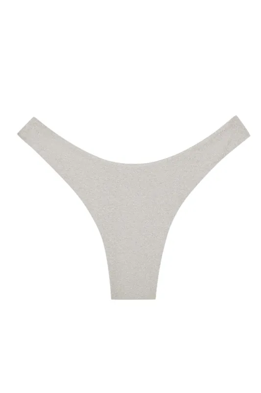 Byron Bottom - Soft Silver Shimmer sold by Monday Swimwear