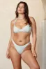 Honolulu Top - Soft Silver Shimmer sold by Monday Swimwear