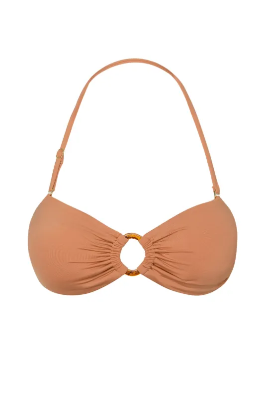 Costa Rica Top - Desert Rose sold by Monday Swimwear