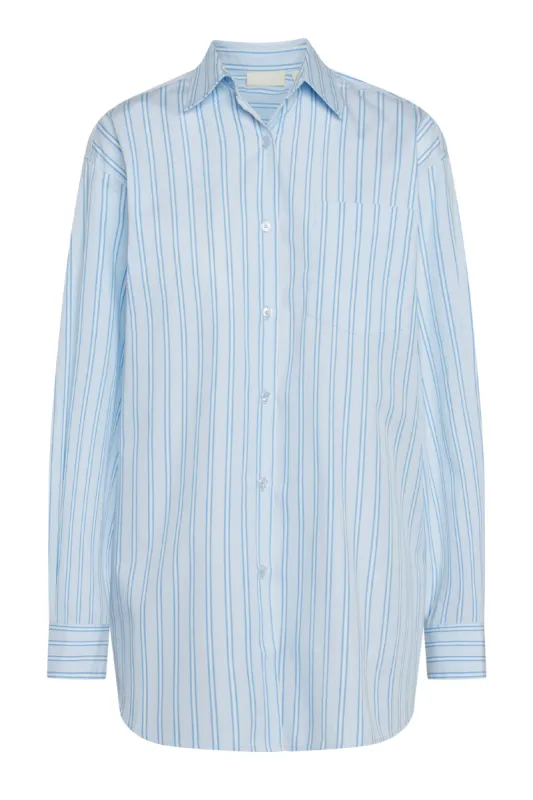 La Jolla Shirt - Ice Stripe sold by Monday Swimwear