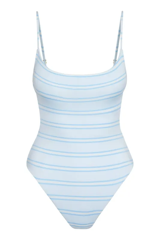 Bahamas One Piece - Ice Stripe sold by Monday Swimwear