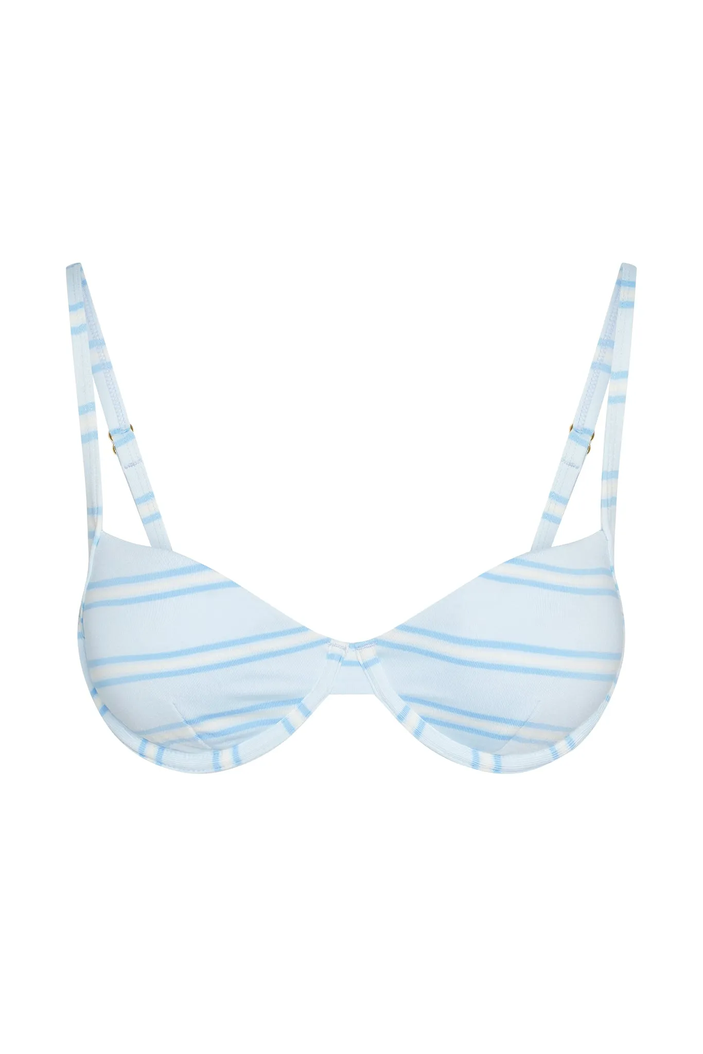 Capri Top - Ice Stripe sold by Monday Swimwear